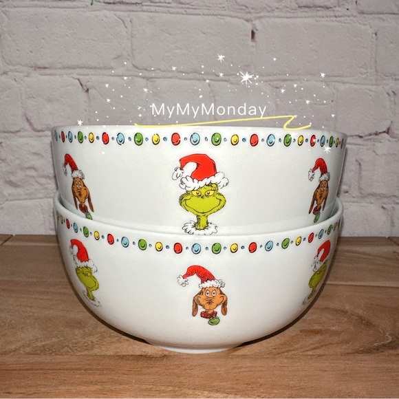 The Grinch Christmas Bowl Set of 4 - Picture 4 of 5